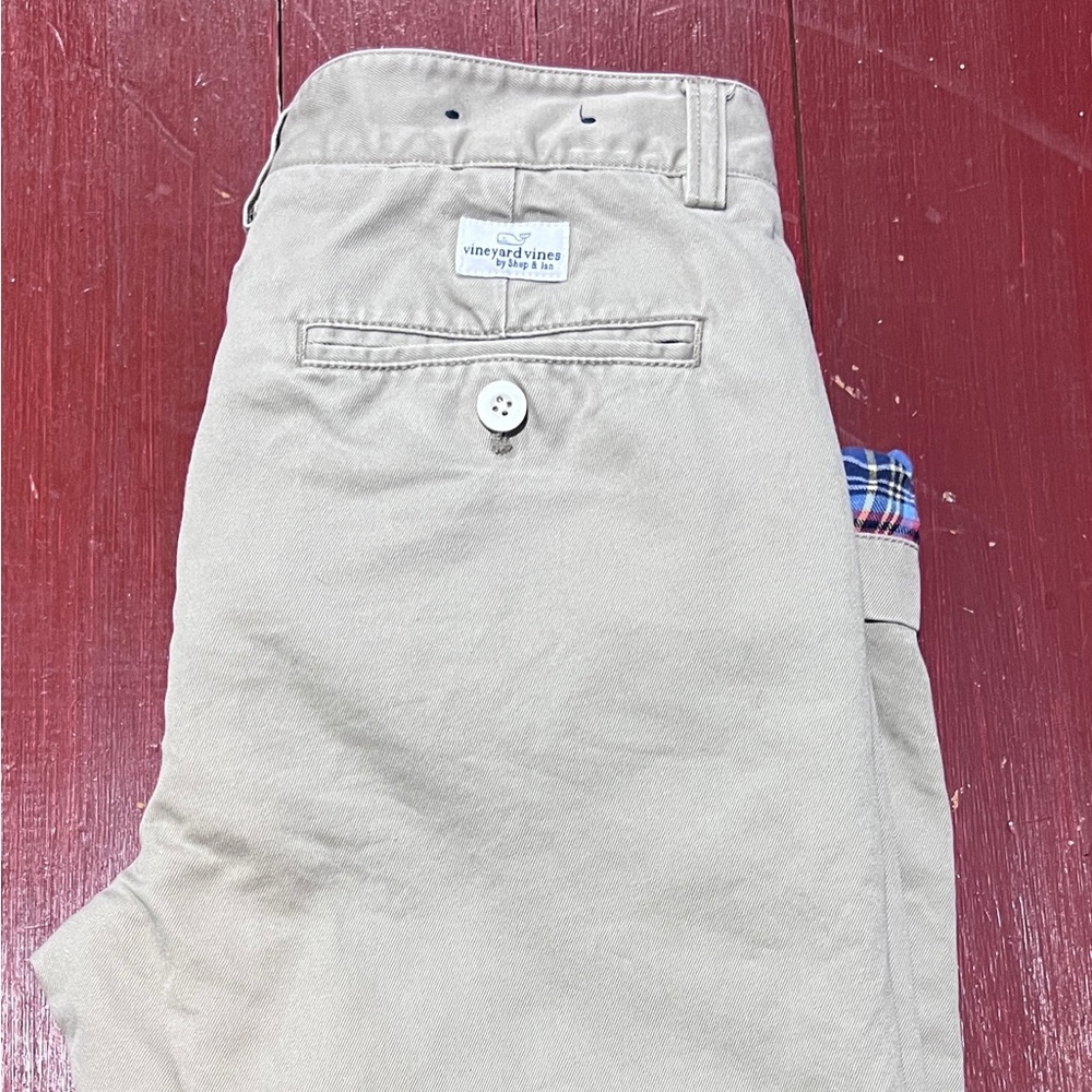 Boys Vineyard Vines Fleece Lined Khaki’s